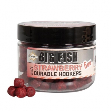 Dynamite Baits Durable Hookers Pellets 6mm Strawberry